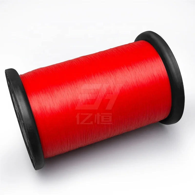 0.25mm Red color HDPE Monofilament Yarn for PE braided Rop