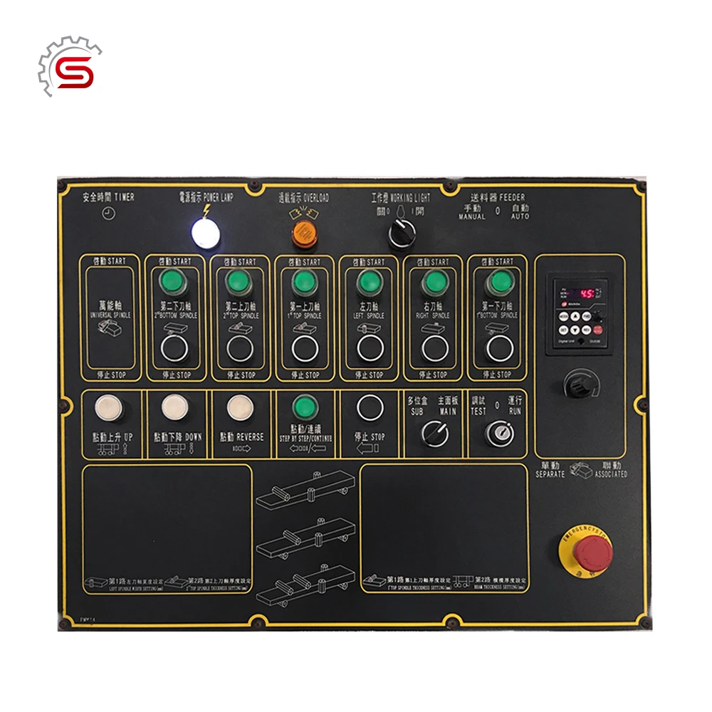 heavy duty four side moulder wood planer