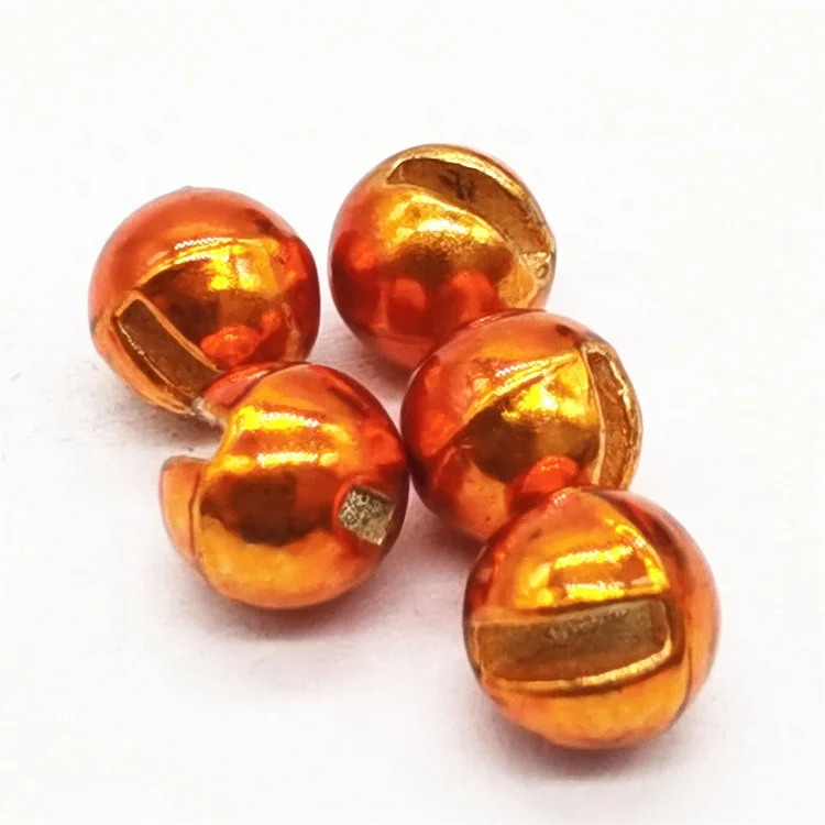 Factory Price tungsten fishing beads fly tying Beads Slotted with Top Quality