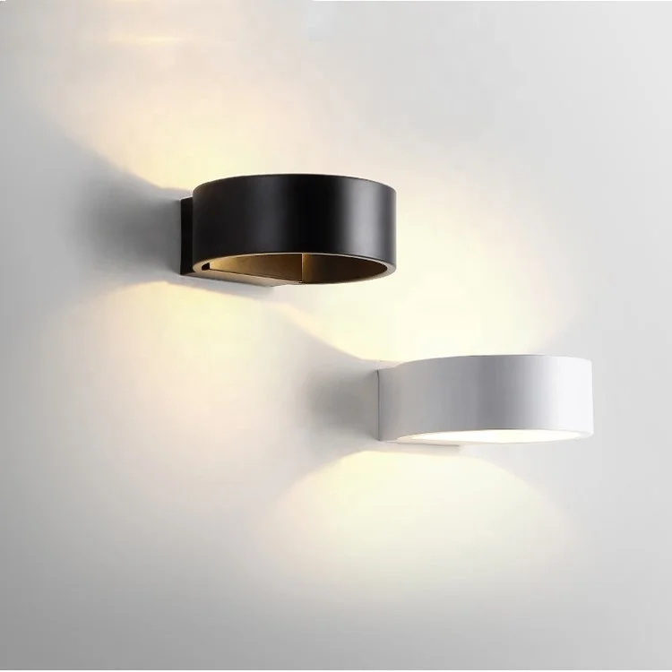 Modern nordic indoor white gypsum egg shape night light gold america industrial metal garden hanging wall lamp lighting