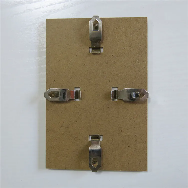 frameless glass clip picture photo frame advertisement frame