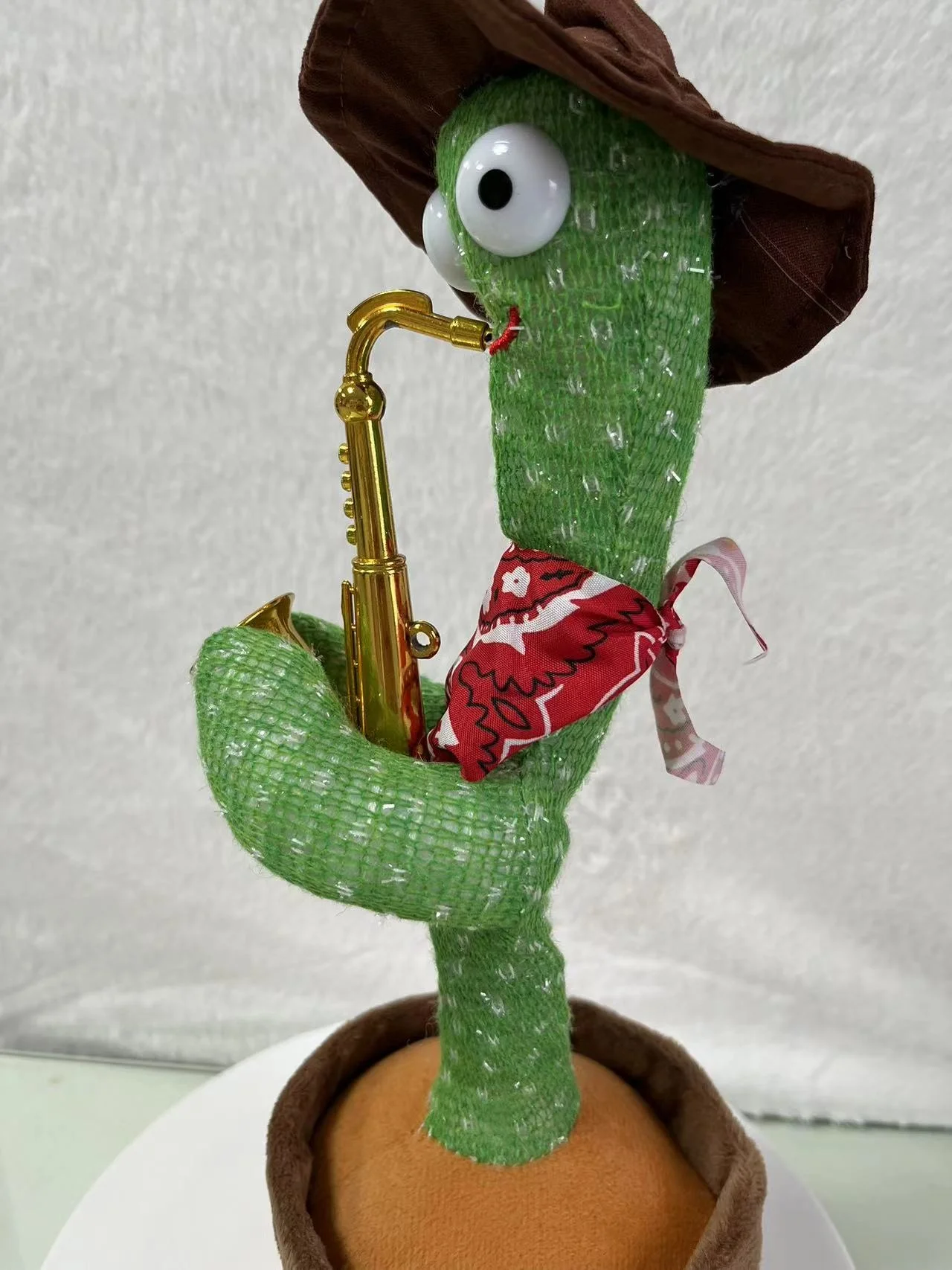 Popular Cactus Toy Dancing Cactus Twisting Singing Learning Tongue Recording Learning To Speak USB Battery Lighting Up Cactus