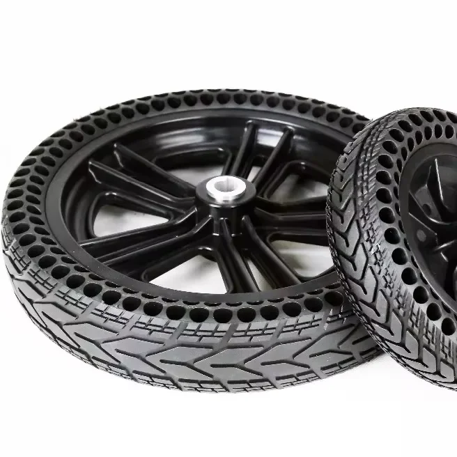 Nedong  8 inches 8x2.0 wheelset for electric wheelchair with solid TPE airless tires OEM