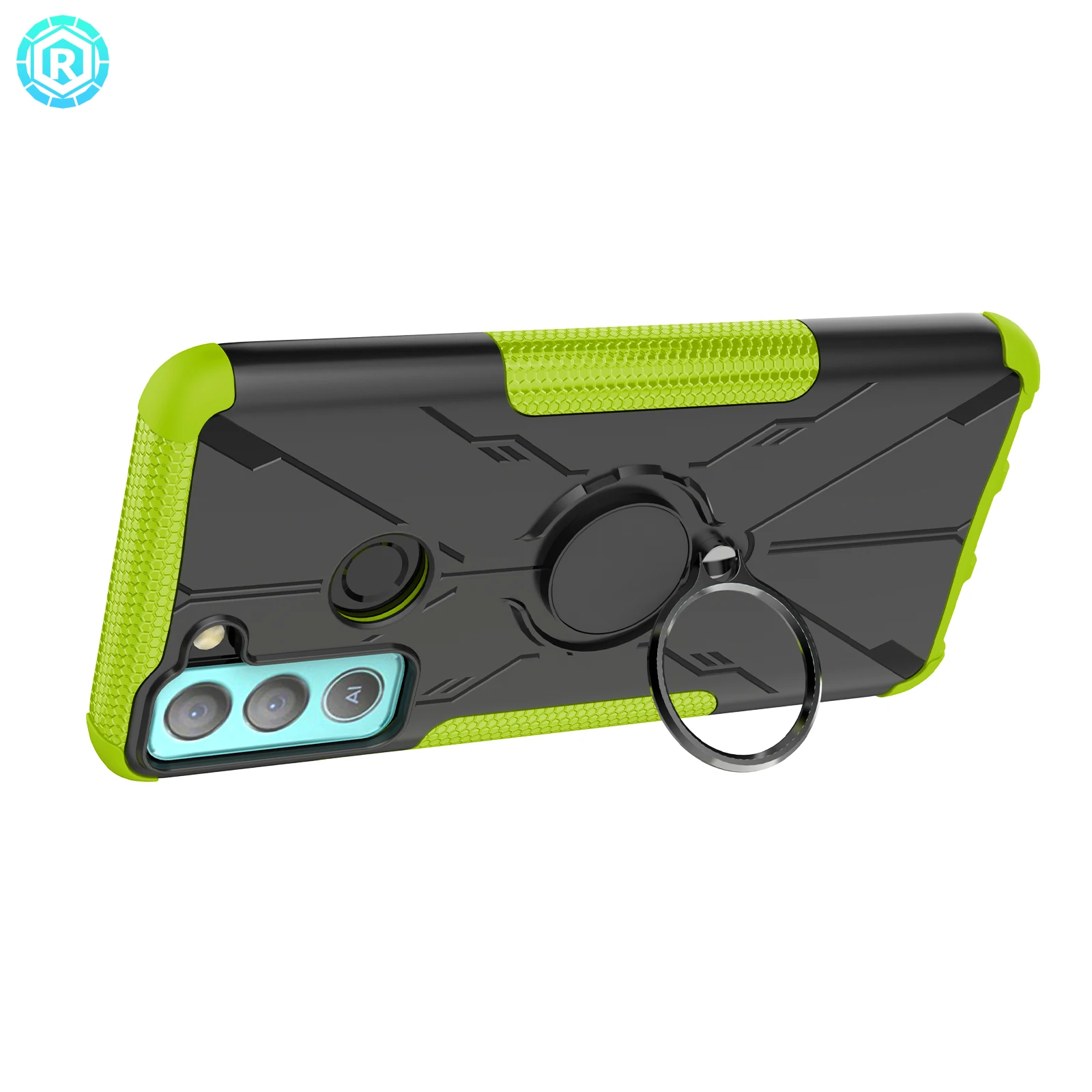 Hot Sale 2 in 1 TPU PC High Protection Shockproof Phone Case For TECNO POP 5 Lite With Kickstand