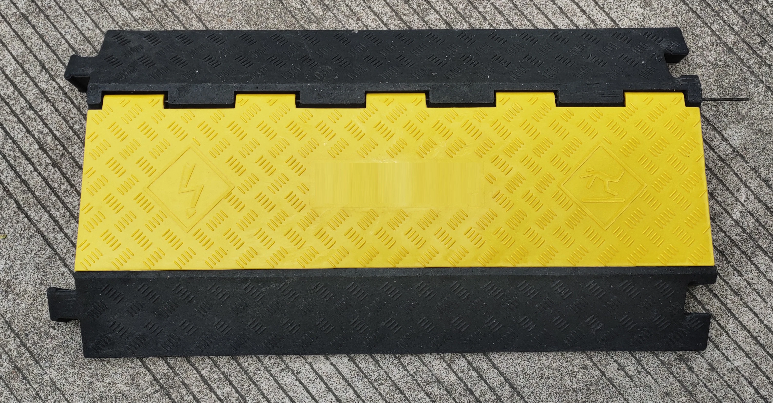 5 channel good quality rubber and plastic yellow and black  cable tray cable bridge