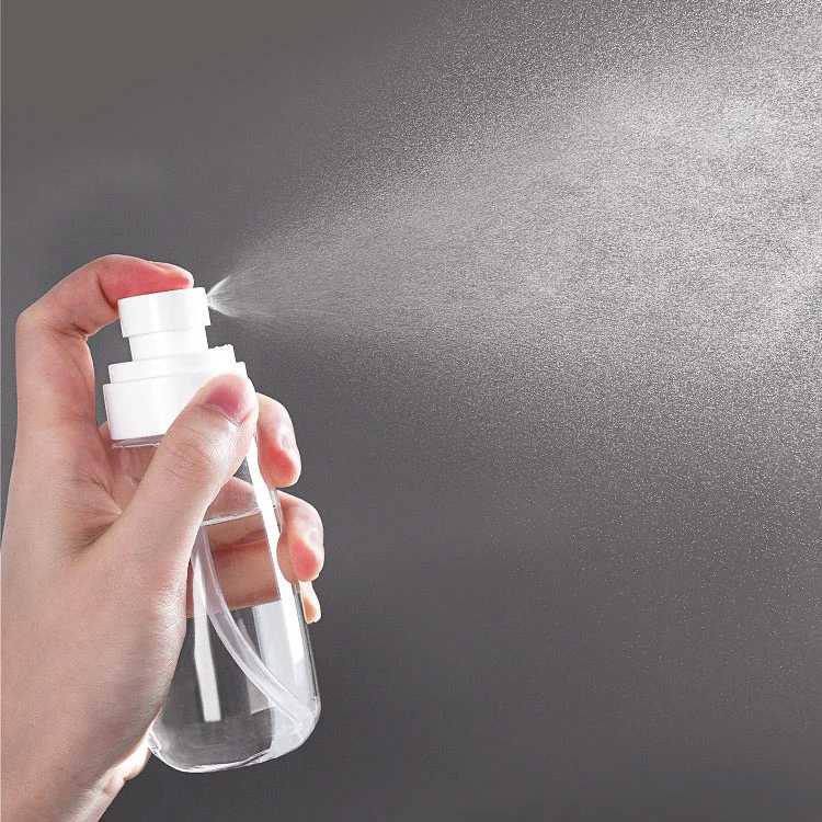 Wholesale 30ml 50ml 80ml 100ml cleaner spray with fine spray bottle
