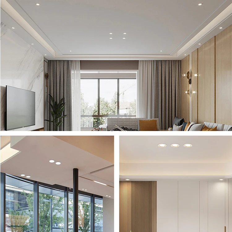 Energy Saving Indoor Home Lighting Adjustable Ceiling Recessed 3w 5w 7w 9w 12w 15w 18w 24w SMD Round Led Downlight