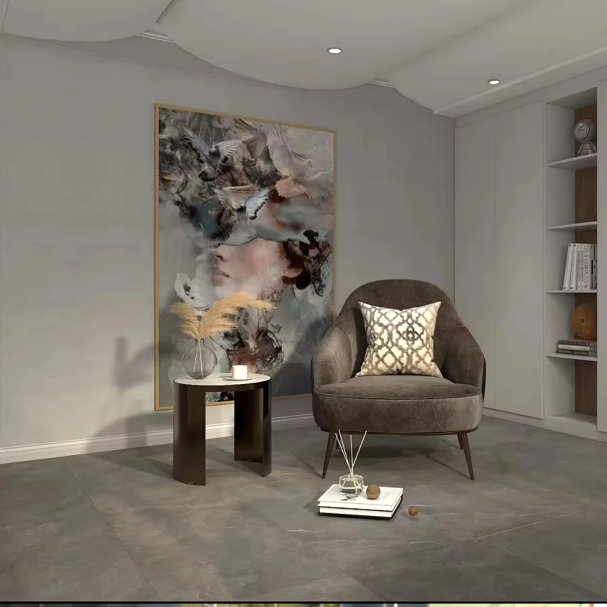 New designs slab porcelain floor tiles glazed polished tiles with carving surface 600x1200mm new designs in 2024