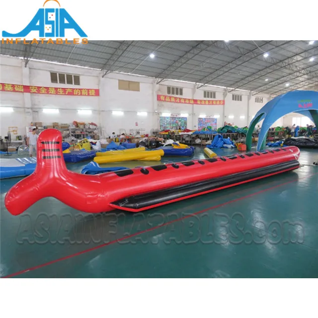 Inflatable Shark Boat Banana Boat Towable Water Ski Tube