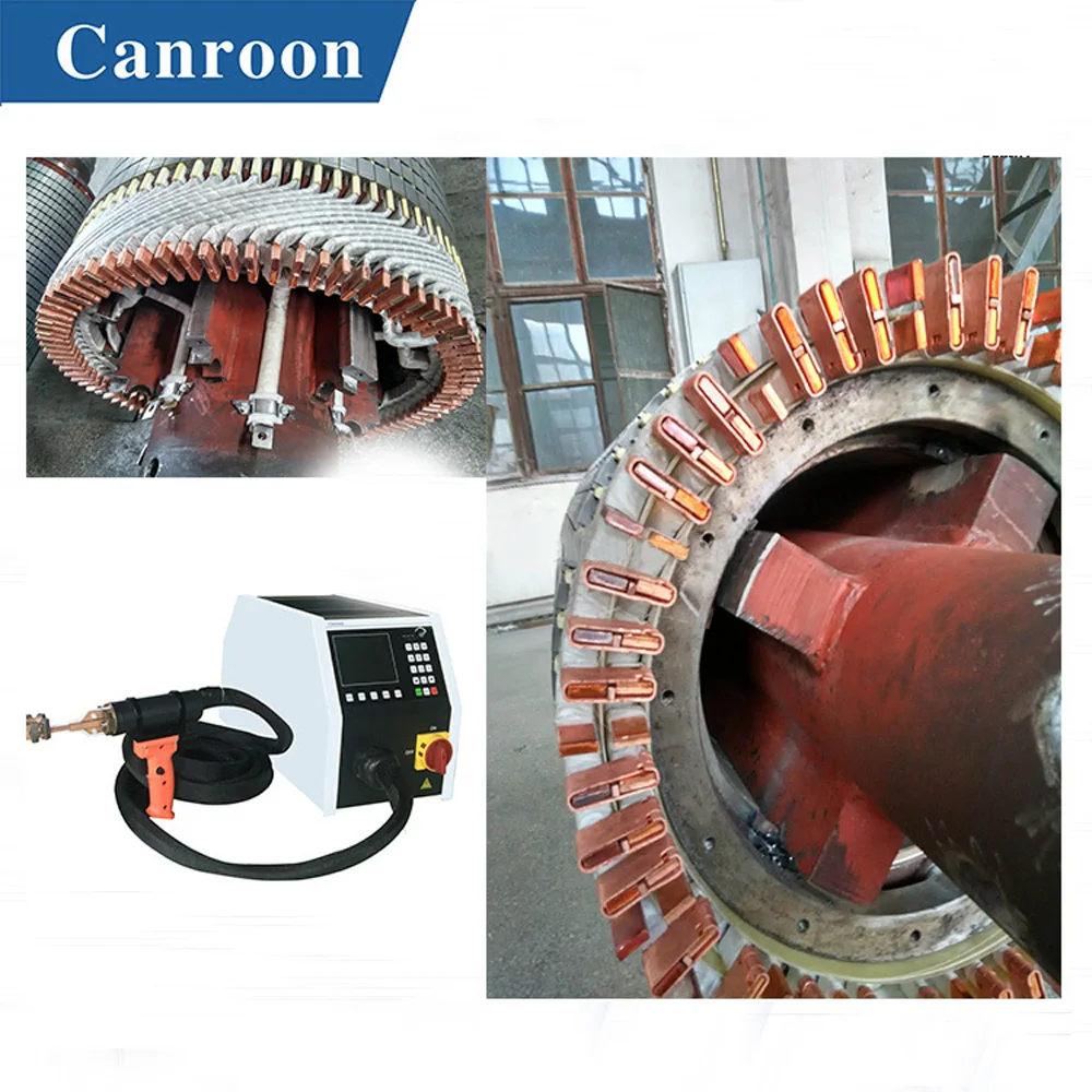 10KW advanced handheld induction heating device for brazing compressor copper tubing