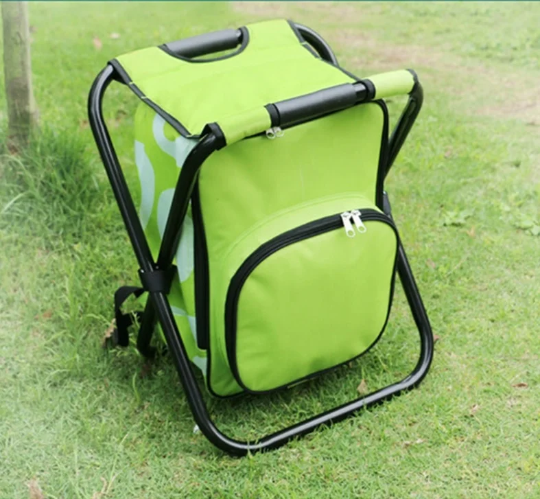 Регулируемый уличный водонепроницаемый складной стул для рыбалки, кемпинга, Современная складная сумка для отдыха, льда, пляжный походный рюкзак с стулом