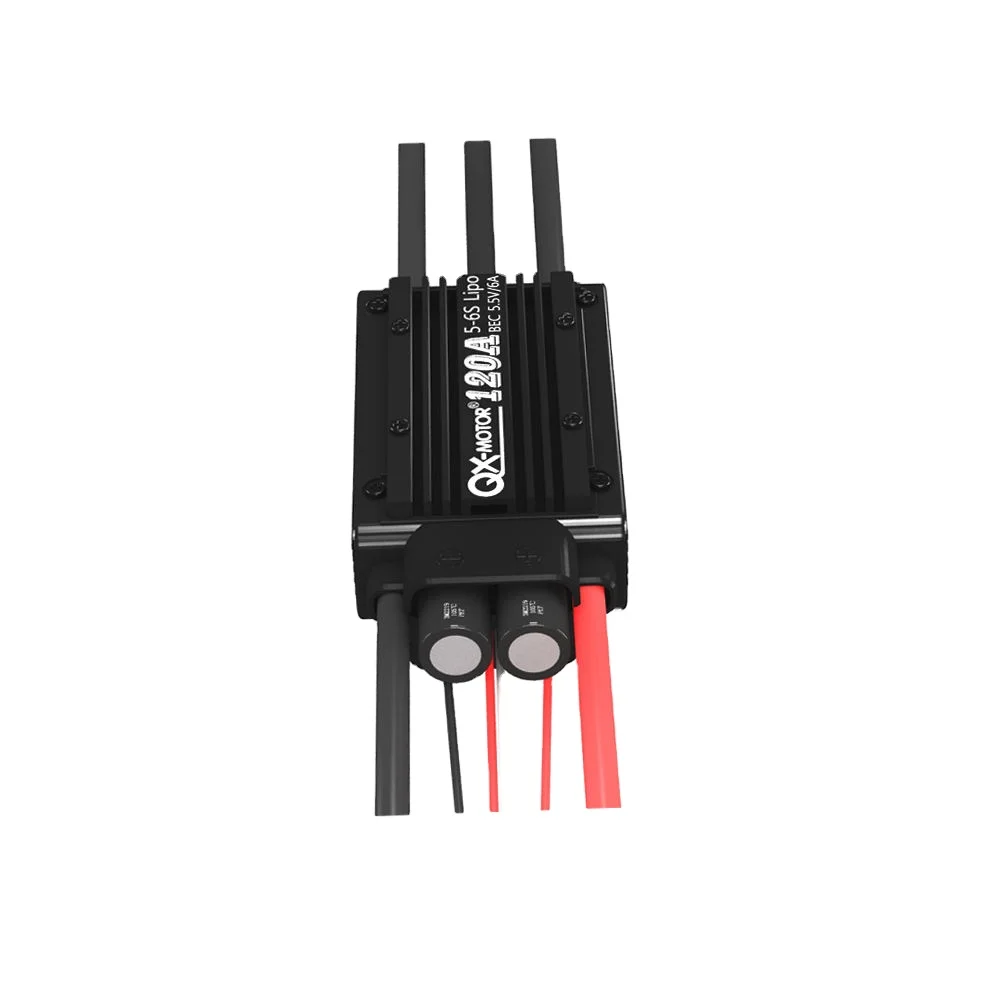 Новейший Qx-мотор 120A Ect регулятор с 5,5 В/6A Bec для 80-миллиметровых вертолетов и самолетов с фиксированным крылом