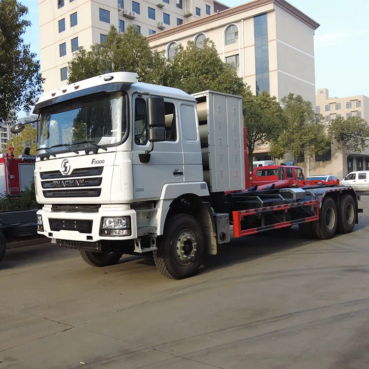 Shacman 10ton 20ton CNG Fuel Type Waste Disposal Garbage Collector Truck Price