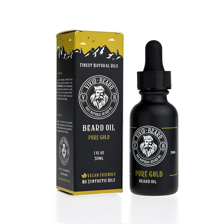 Dropper Bottles Essential Oil Serum Bottle Glass Plastic Luxury Screen Printing with Cosmetic Packaging Paper Box Black 3-5days