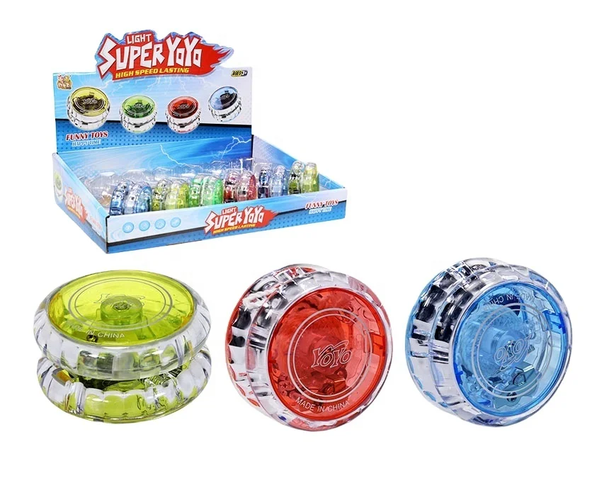 PLASTIC light up FUNNY   yoyo toys for kids