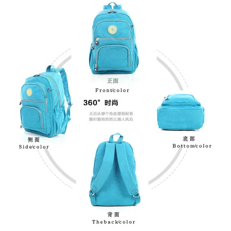 Wholesale students backpack outdoor sports backpack in school bag Extra Capacity for girl women Schoolbags for Teenagers