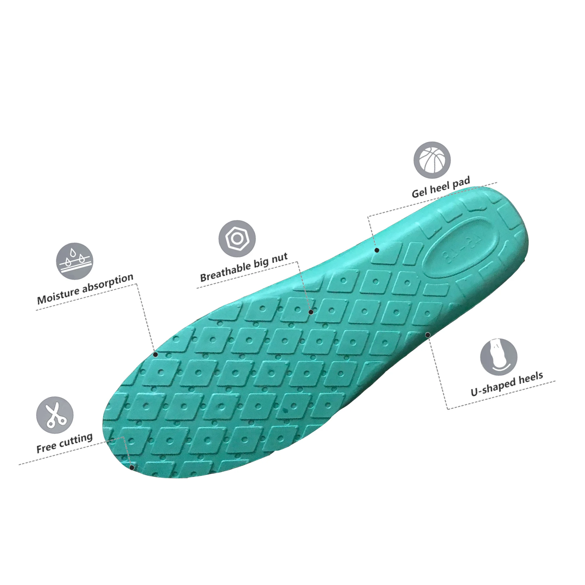 foot orthotic arch support vktry insole comfort sport orthopedic soles insoles