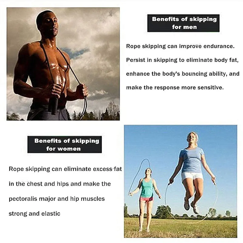 CE Jump Skipping Ropes Weighted Fast Speed Steel Wire Jumping Ropes Kids & Adult CrossfitWorkout Boxing MMA Gym Fitness Training