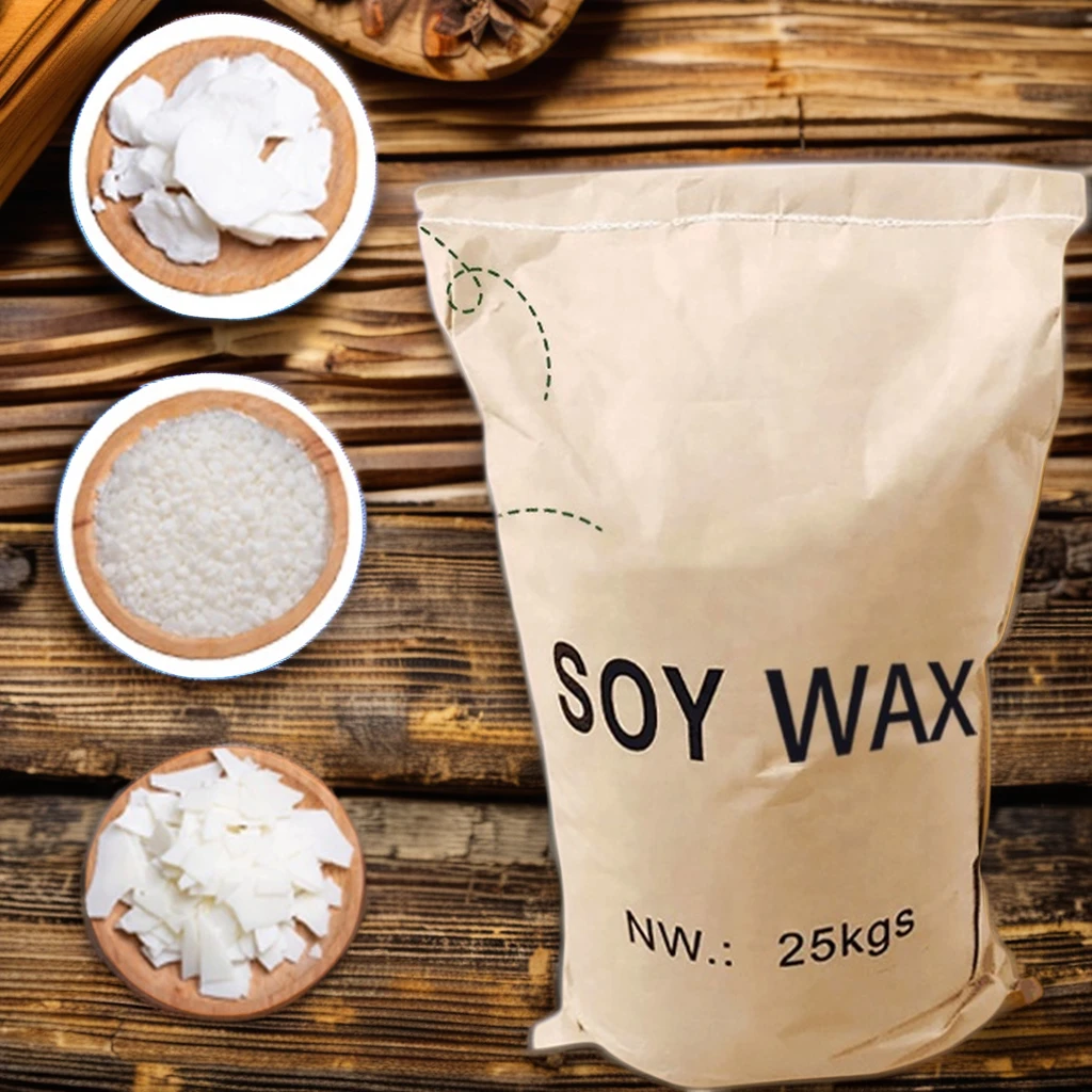 2024 Wholesale Fragrance LOW MOQ 100% natural eco-friendly soy oil wax flakes for candle making scented candle