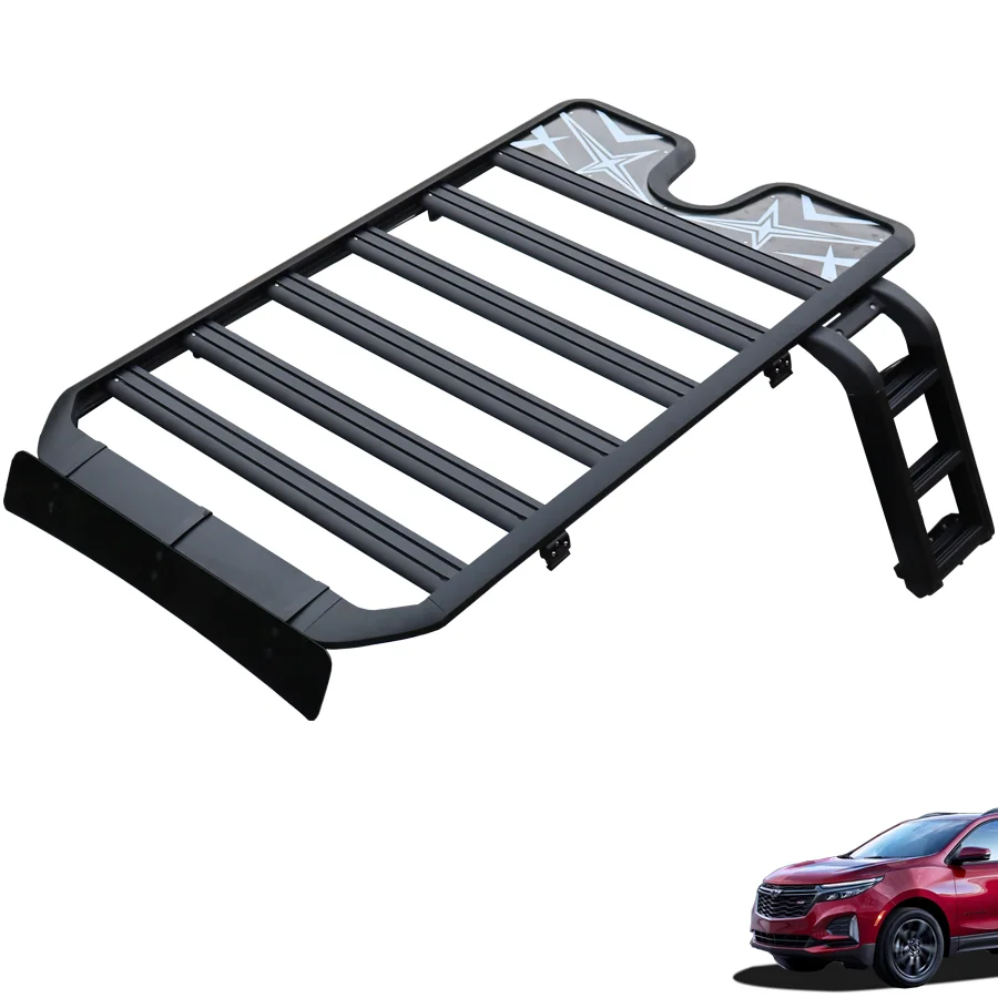 Шевроле серии Trailblazer Equinox Captiva Blazer Trax утолщенный багажник на крышу алюминиевые багажники автомобиля с лестницей