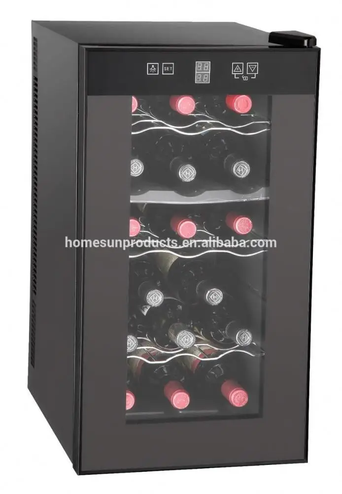 Custom Semiconductor Electric Refrigerator Dual Zone Wine Cooler Manufacturers 18 Bottle SAA