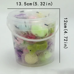 EE364 игрушки-антистресс из термопластичной резины, мини-ведро для хранения, подарок, снятие стресса, стрейч, милые животные, кавайные сжимаемые игрушки, сжимаемые игрушки