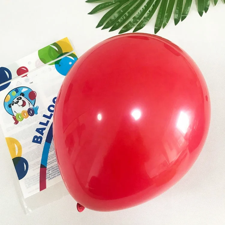 
JOOOY 10 inch premium quality 2.2gram coral red latex balloon globos for baby shower christmas party 
