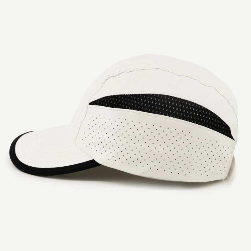 custom polyester mesh quick dry lightweight breathable running hat sport cap
