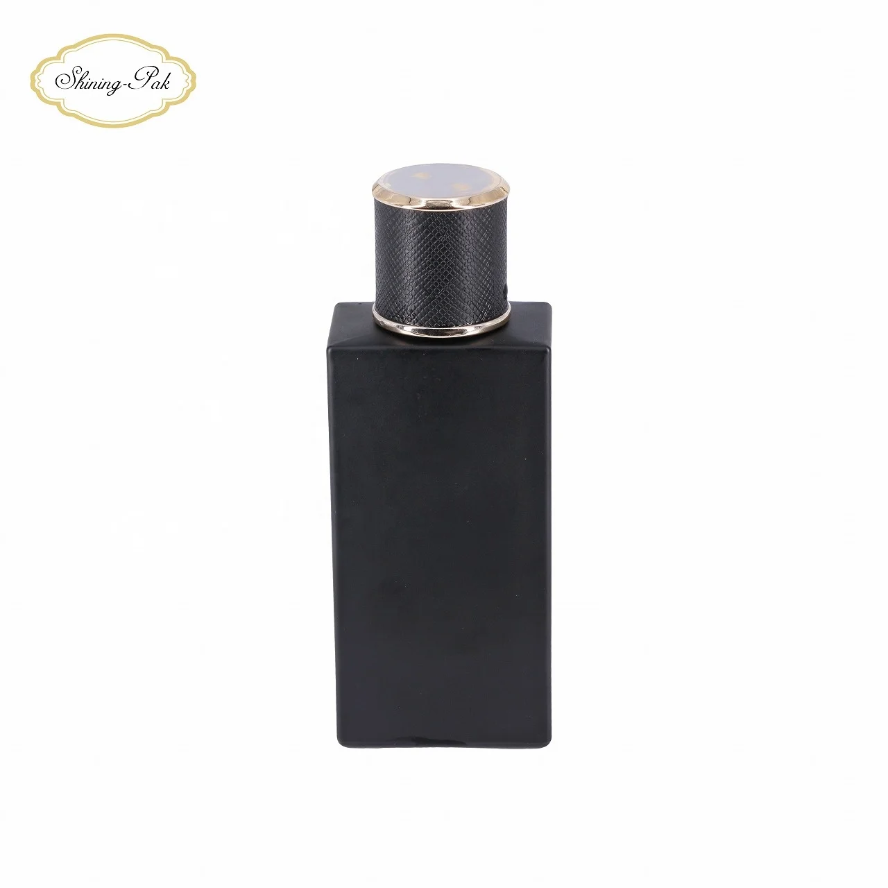 Black in stock 50ml wholesale perfume glass bottles