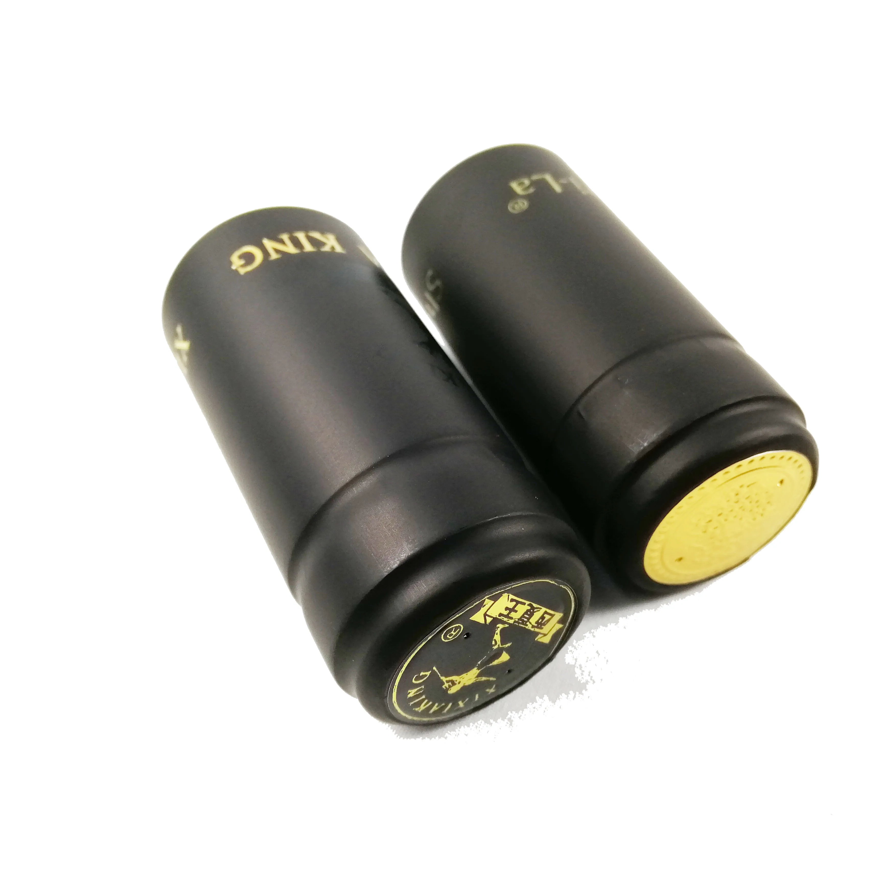 Wholesale tear off wine bottle shrink wrap cap seal  bottles wine heat shrink capsules pvc shrink capsule