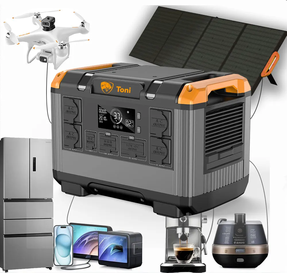 Factory Wholesale Outdoor Power Bank Station 2000W/2400W/3000W Lithium Energy Storage Cheap Price Portable Solar Car Generator