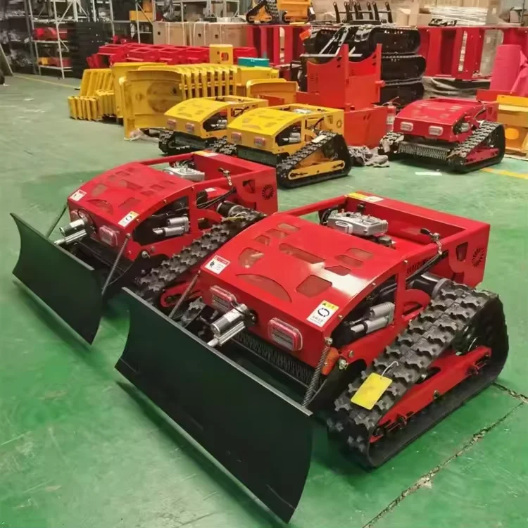 Fully automatic self propelled crawler lawn mower remote control robot zero turn lawn mowers for grass cutting