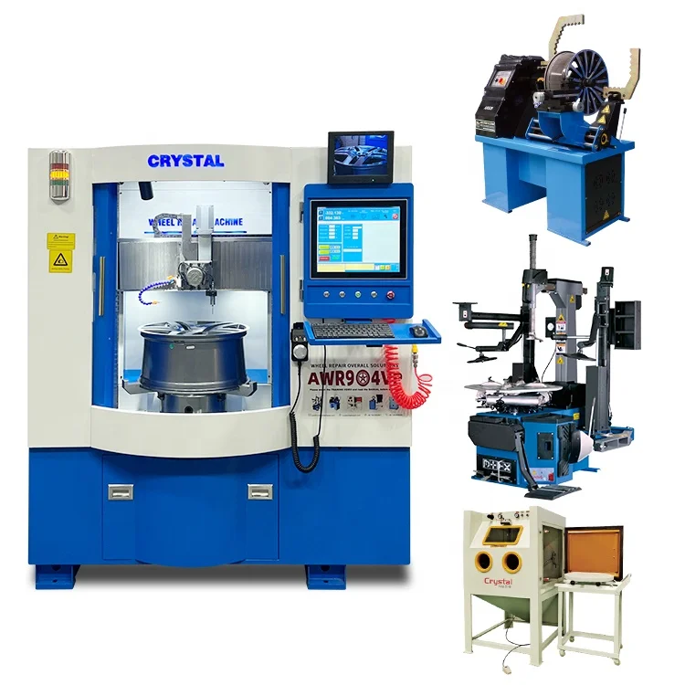 AWR904VP  High Quality Alloy wheel Motorcycle Rim Repair CNC Lathe machine Diamond Cut Alloy Wheel Vertical CNC Lathe