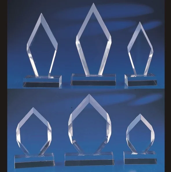 Manufacturer Clear Acrylic Trophy Awards Customized
