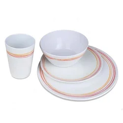 Eco-Friendly Multicolor Kitchenware Melamine Plate Dinner Sets