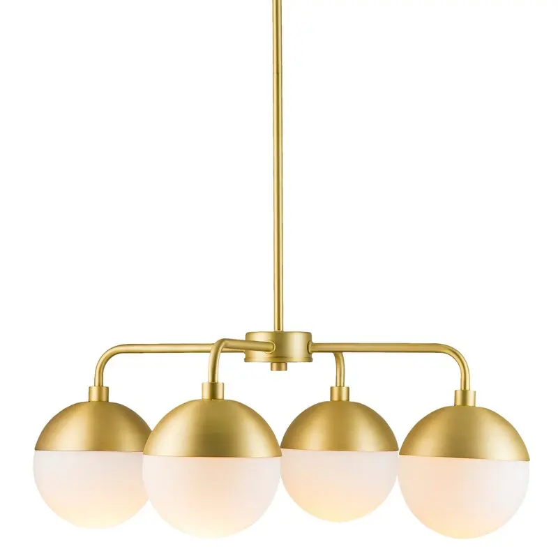 Hot Selling Northern Europe Chandeliers & Pendant Lights Glass Lamp Golden Led Modern Chandelier Light
