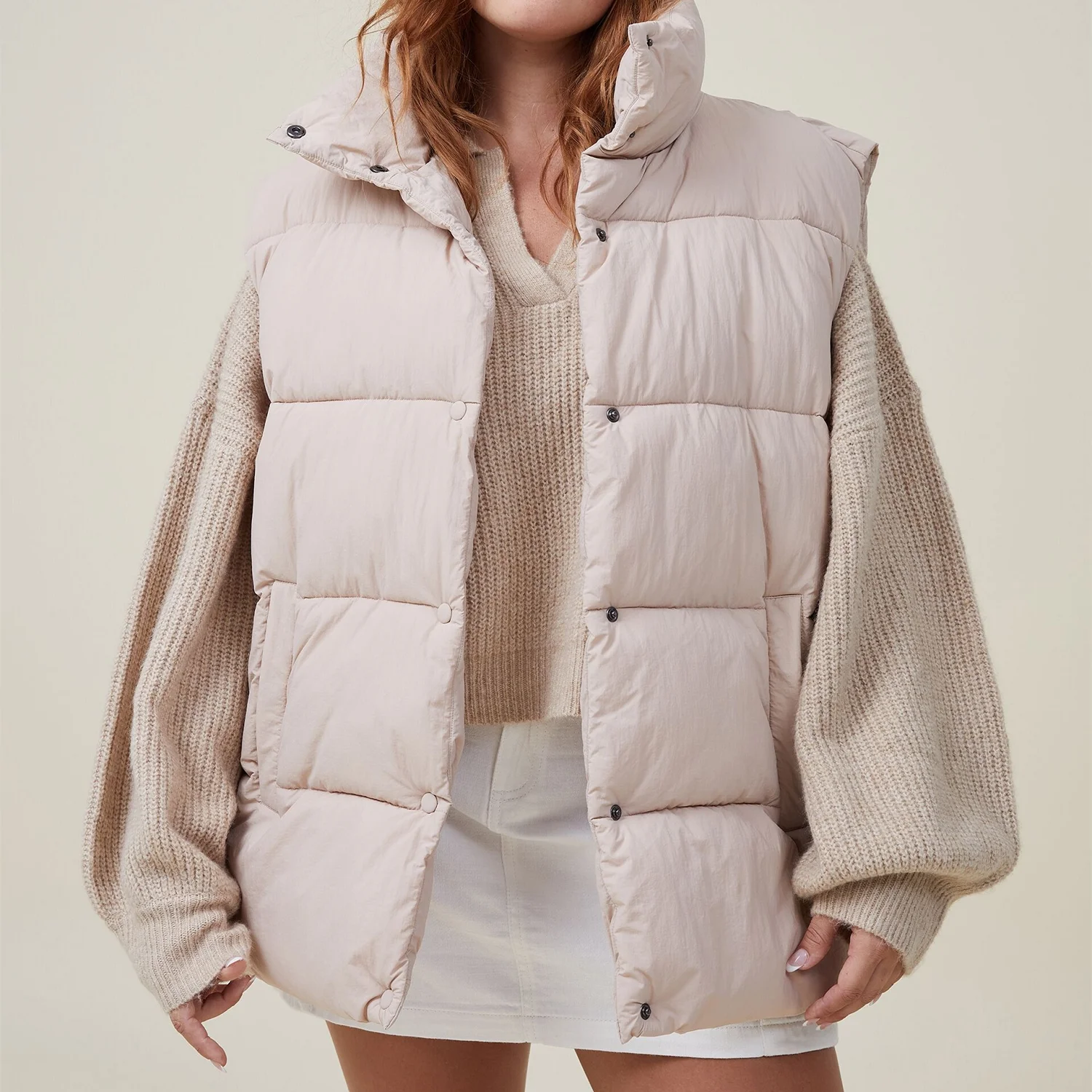 2023 Custom Lightweight Waistcoat Warm  Packable Sleeveless Jacket Plus Size Winter  Men Puffer Vest For Men