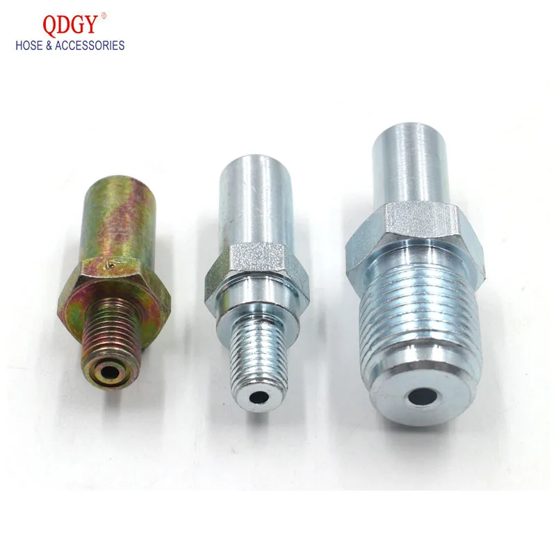 High test brass fittings air steel braided brake motorcycle hose