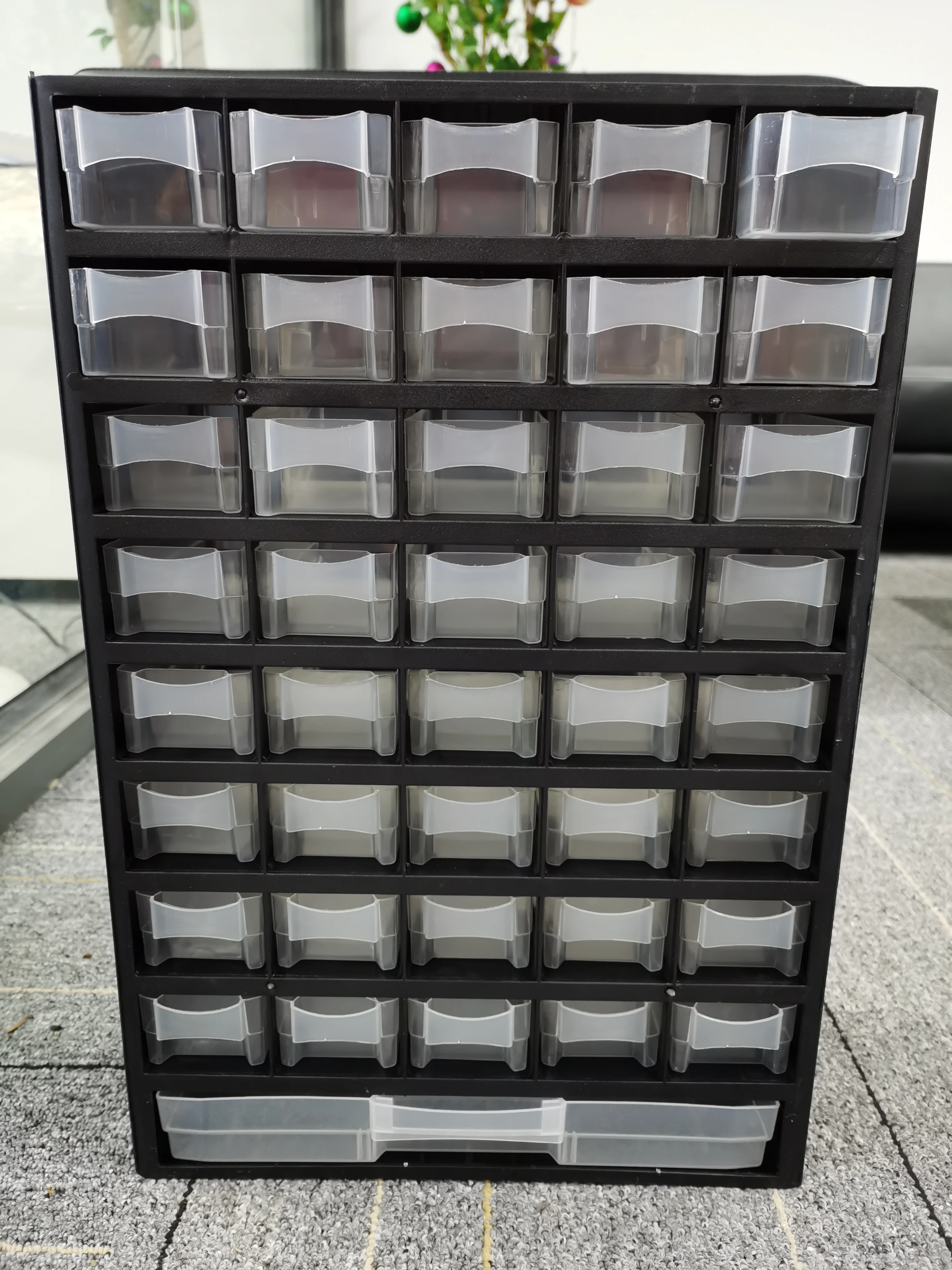 12-Inches Drawer Plastic Parts Storage  tool box Hardware and Craft Cabinet