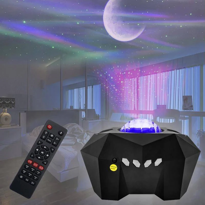 LED starry night light starry sky smallpox twilight projector bluetooth laser light high quality music light