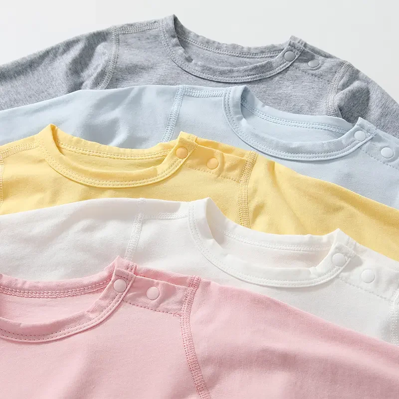 OEM Customizable Solid Color Organic Baby Clothes Newborn Romper Set Cute Printed Closure Zipper 0-3 Months Baby Girls