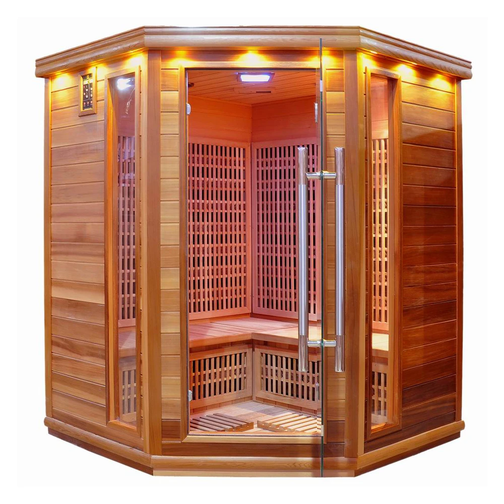 Premium quality 100% and better price Canadian hemlock Infrared Sauna  health dry sauna
