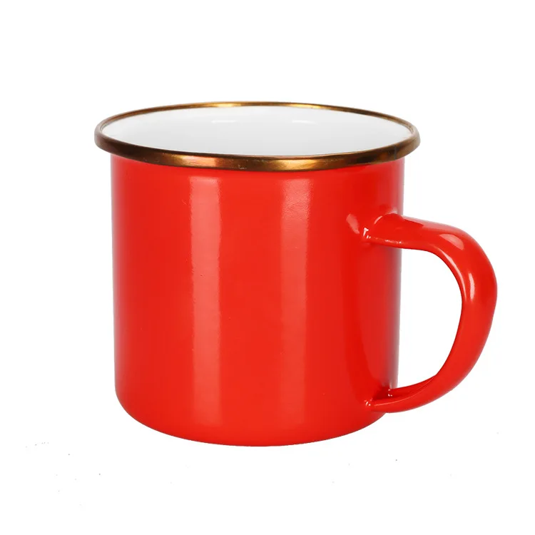 hot sell wholesale sublimation porcelain mugs custom logo printed white blank coffee ceramic mug emaille becher caneca esmaltada