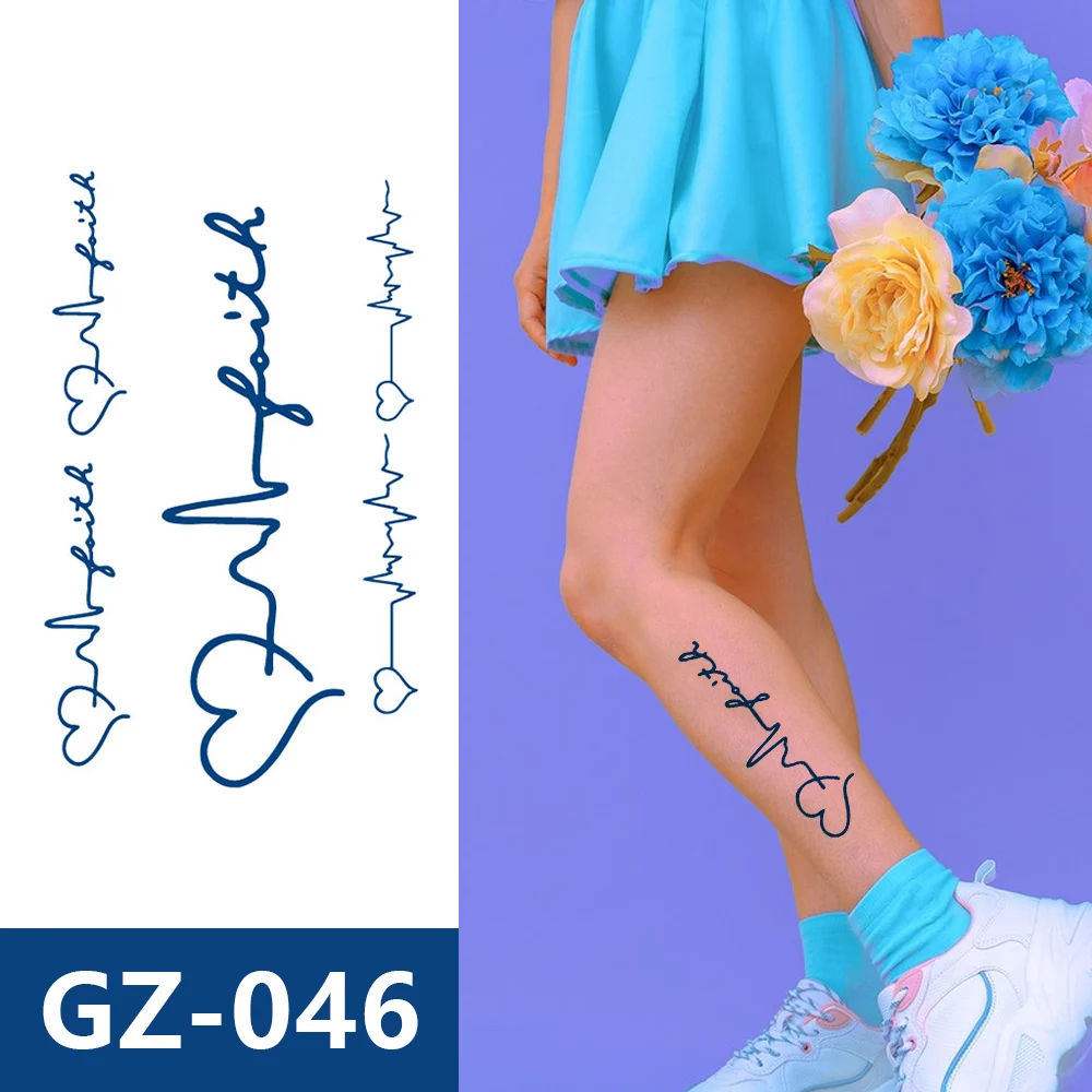 Tattoo Stickers Flower Temporary Tattoos Adult Sexy Party Wholesale Christmas Body Temporary Waterproof for Women Beautify Body