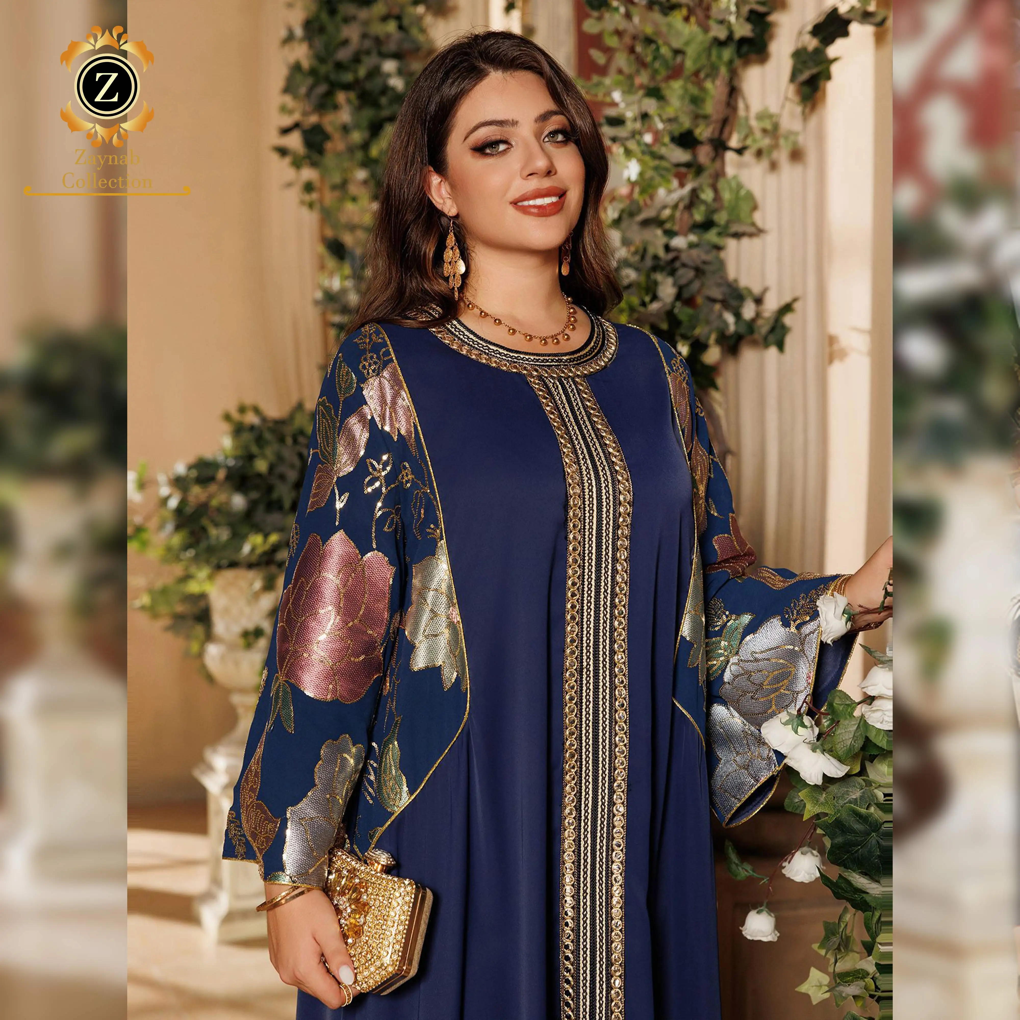 Zaynab Wholesalers Fashion Abaya Dubai Traditional Fancy Wholesale Kaftan Muslim Dress Fashion Abaya