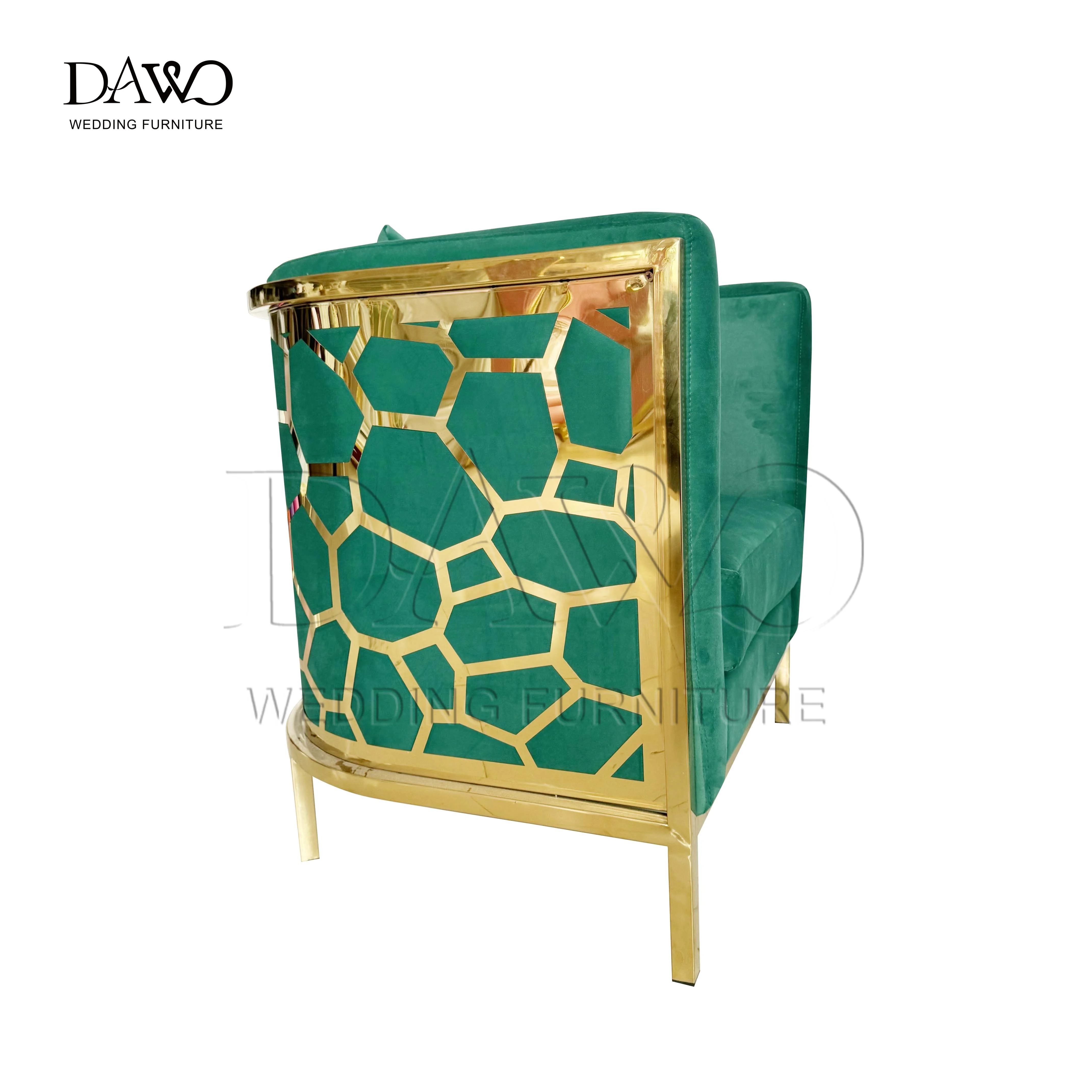 Modern hotel furniture lobby sofa living room twin sofa for wedding stage