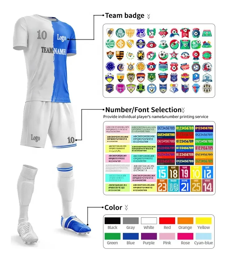 LUSON Thailand Fan Version Jersey Club Home Football uniform Football Team Jersey Custom Soccer Jersey