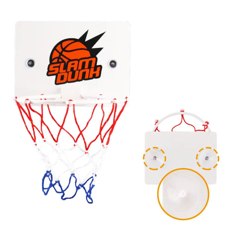 Slam Dunk Bedroom Bathroom Toilet Office Desktop Mini Basketball Decompress Game Gadget Toy For Kid