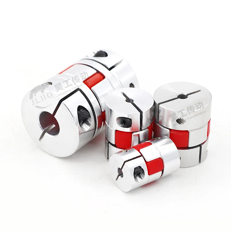 XL 20 25 30 8mm rotary encoder couplings spider jaw rotex aluminum Plum shaft couplings For cnc Servo Motor Miniature Ball Screw