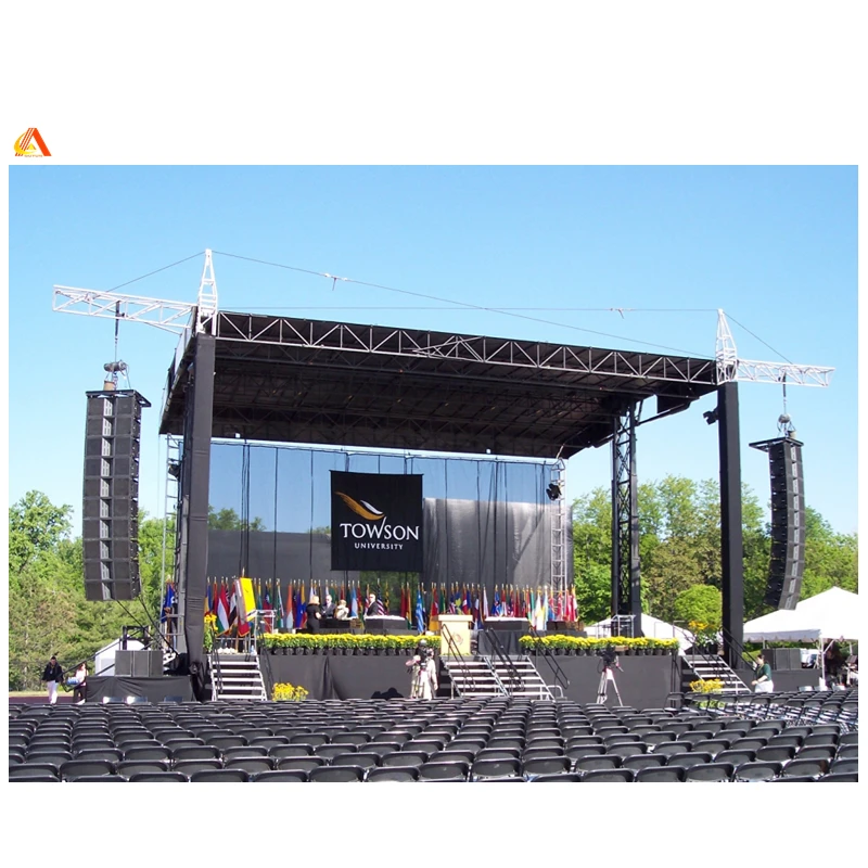 Factory Price Aluminum Outdoor Event Stage Truss System Concert Roof Truss For Hanging Speakers LED Displays